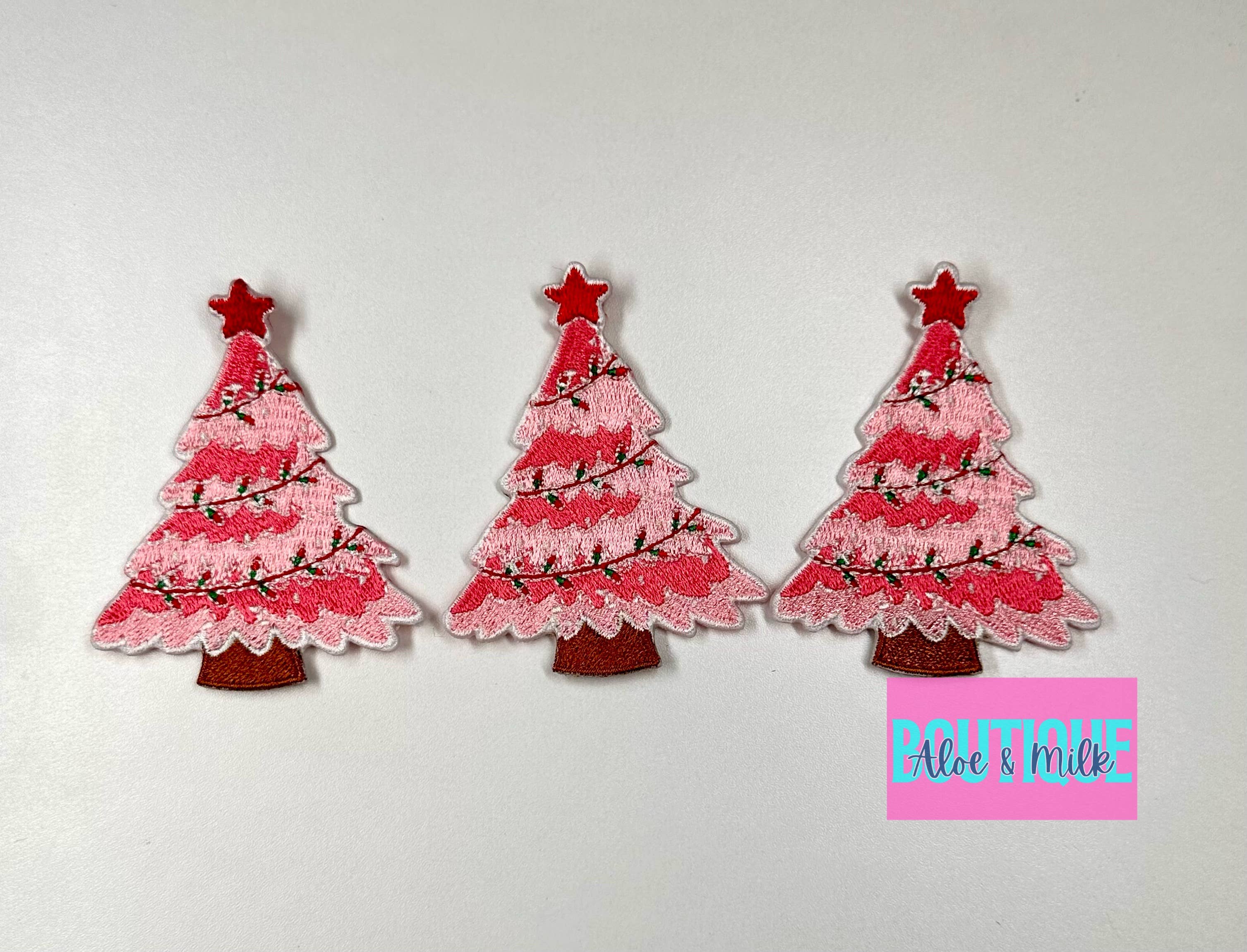 Aloe and Milk Boutique - Wholesale Patch - Christmas Dolly Tree, Holly Dolly, christmas patches1