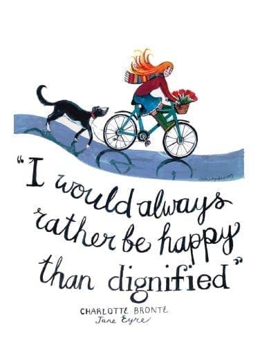 Jag skulle alltid hellre vara glad än värdigt hälsningskort för wholesale av Driftwood Designs