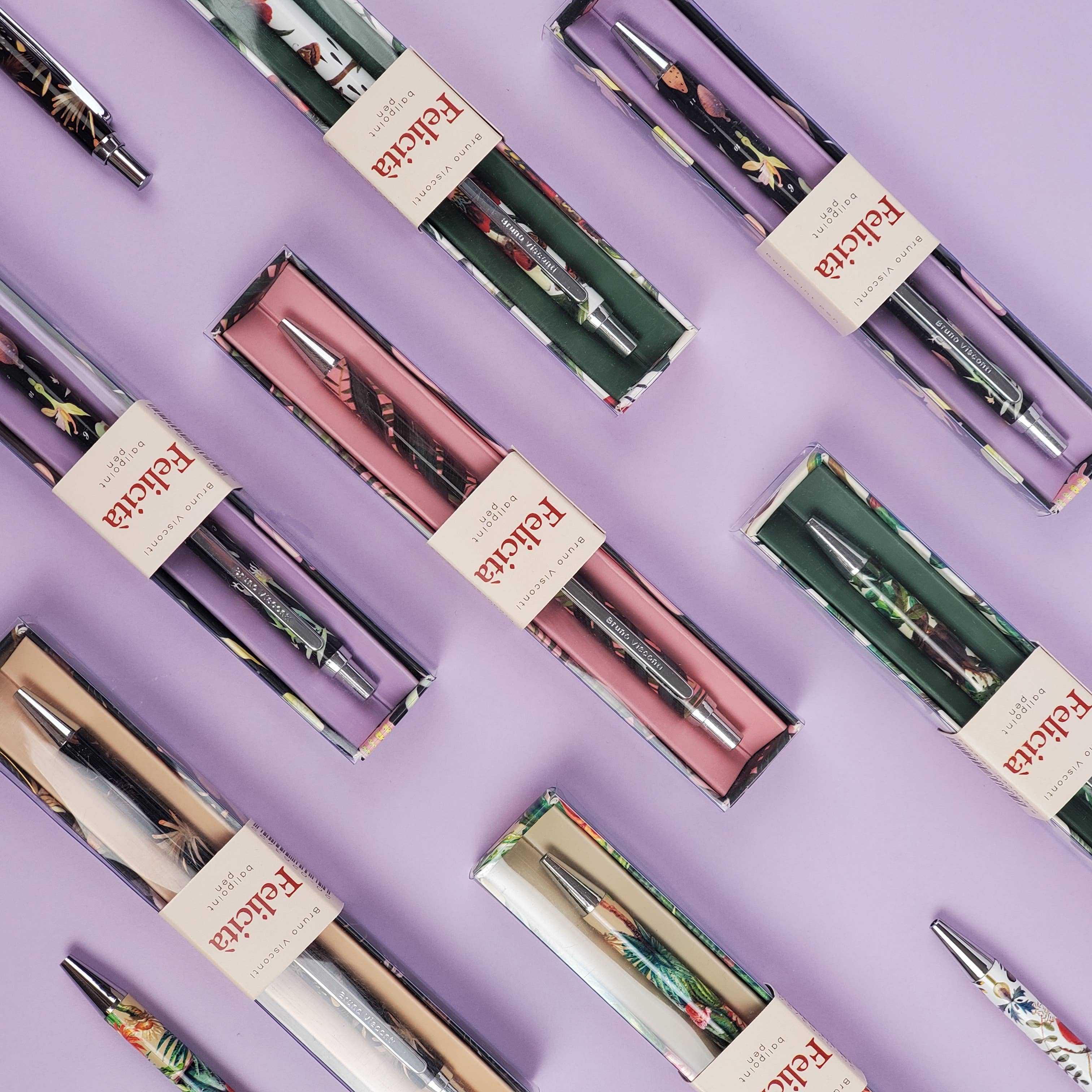 BV by Bruno Visconti - Vente Stylos - Stylo à bille Felicita Night Flowers31