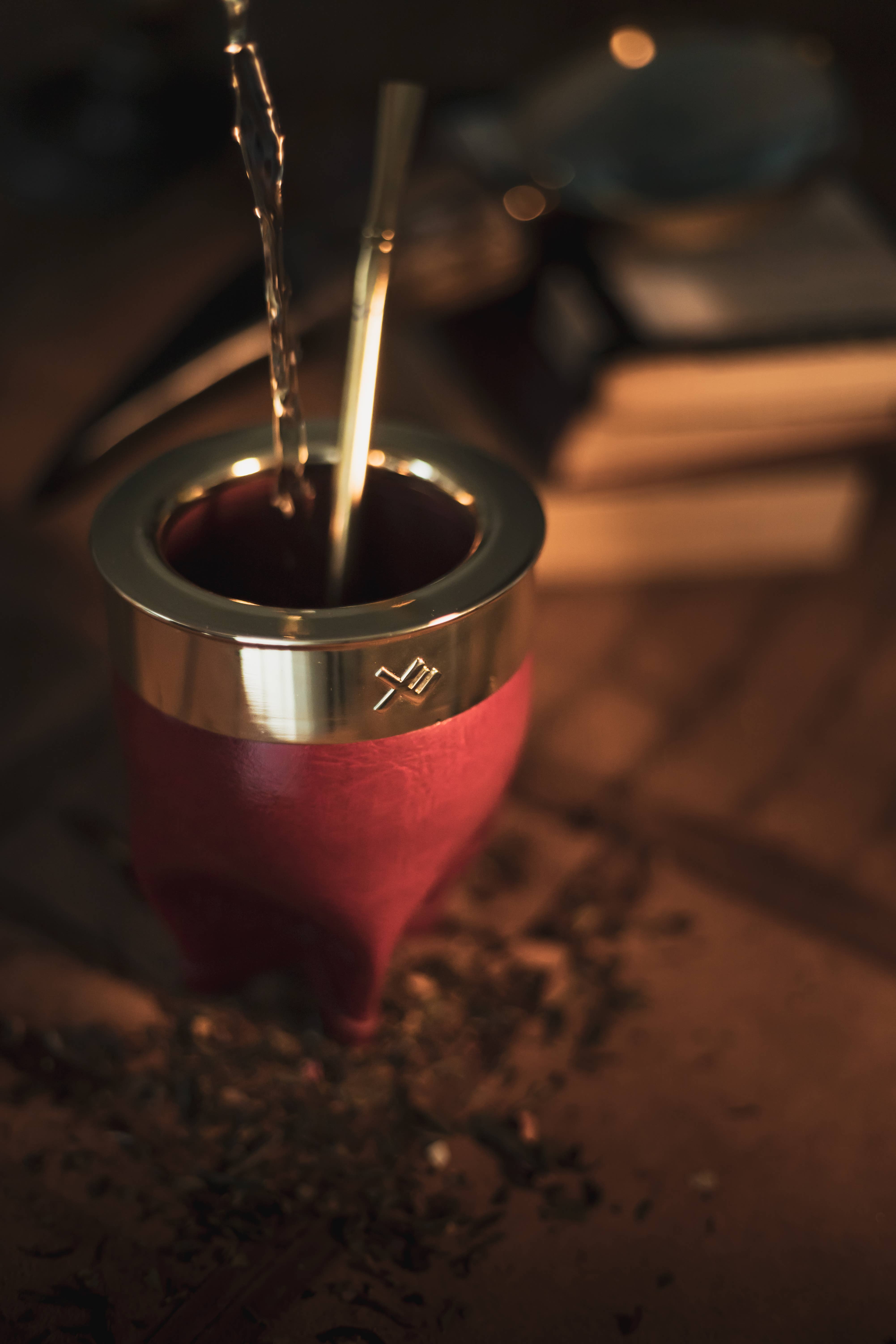 XE EquisMate - Wholesale Tea Set - Yerba Mate Set - Gourd + Thermos + Straw - EquisMate Gold3