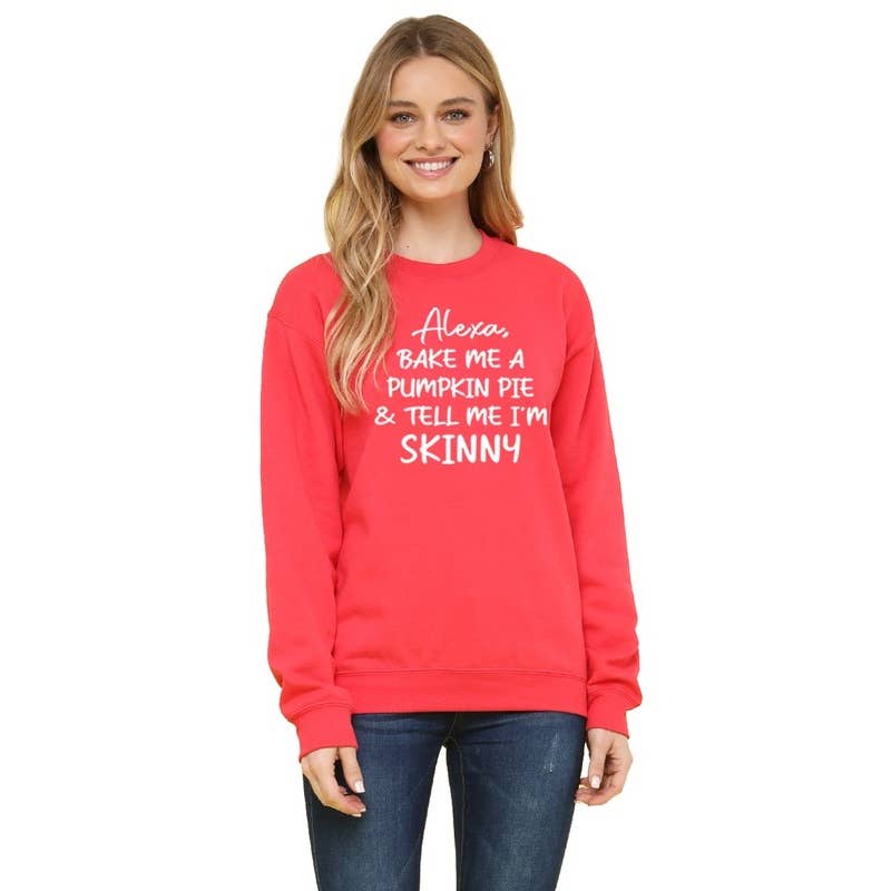 Clothing of America - Wholesale Graphic Sweatshirt - Women's - ALEXA GRAPHIC SWEATSHIRT4