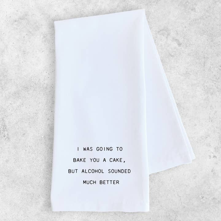 Bake You A Cake - Tea Towel for wholesale by DEV D + CO.