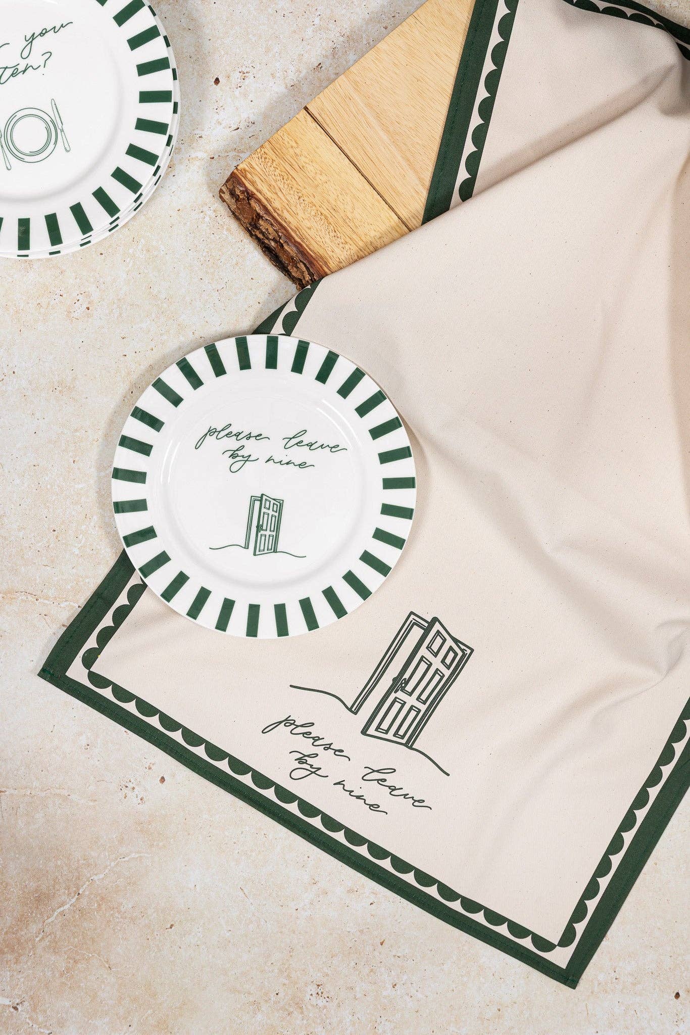 Pintail Candles | Avalon Home – wholesale Dinner plate – Please Leave By Nine Bone China Plate3