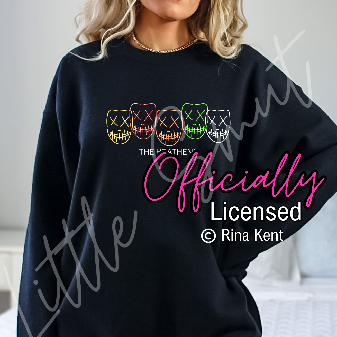 Little Smut Closet - Wholesale Graphic Sweatshirt - Women's - Officially Licensed Rina Kent Heathens Sweatshirt2