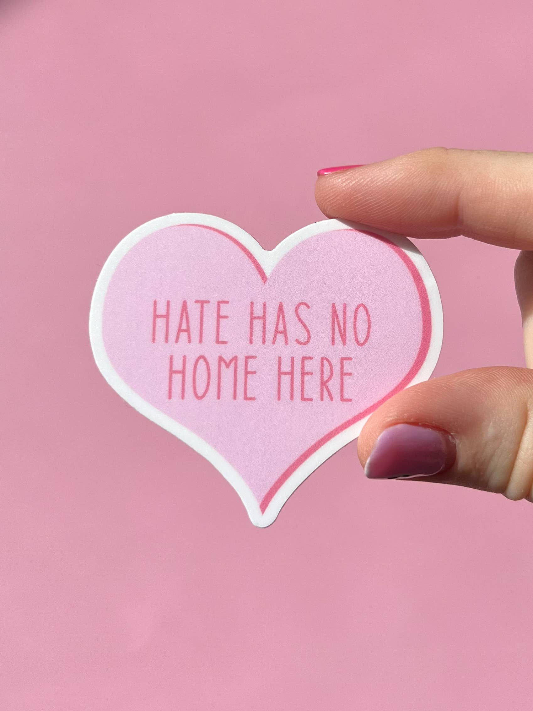 Uplifter Sticker – Engroshandel Klistermærke – Hate has no home here klistermærke0