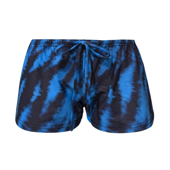 Lågmidjade minishorts i Moody Waters för wholesale av NSA Swim
