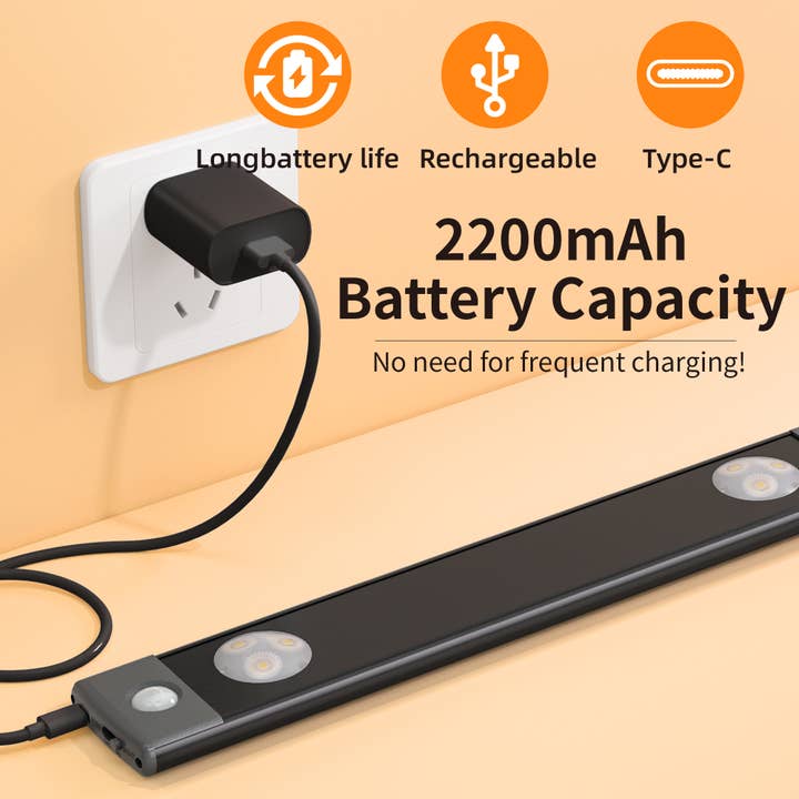 LEPOTEC INC - Wholesale Flashlight - Wireless Under Cabinet Motion Sensor Light Super Bright 7