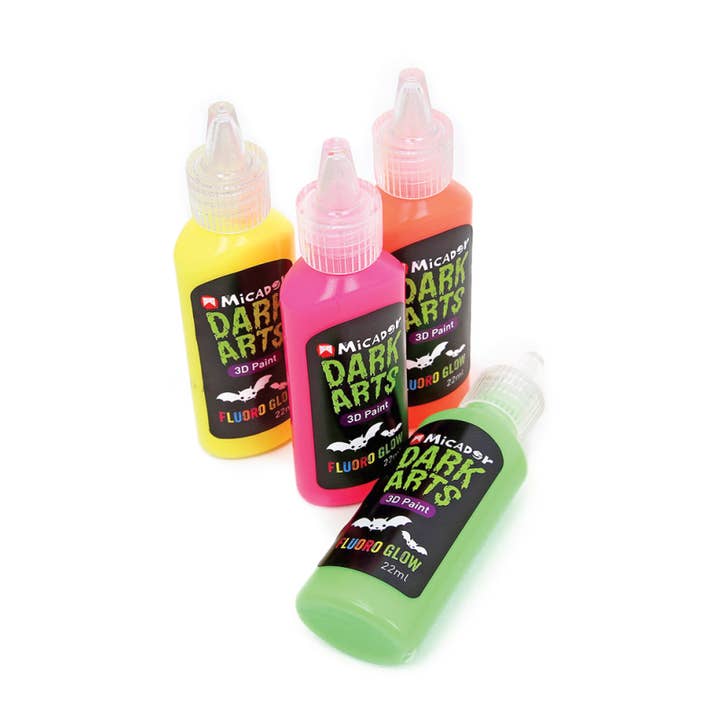 MacPherson's - Wholesale Paint Set - Micador Dark Arts, Neon Fluoro Glow 3D Paint Set