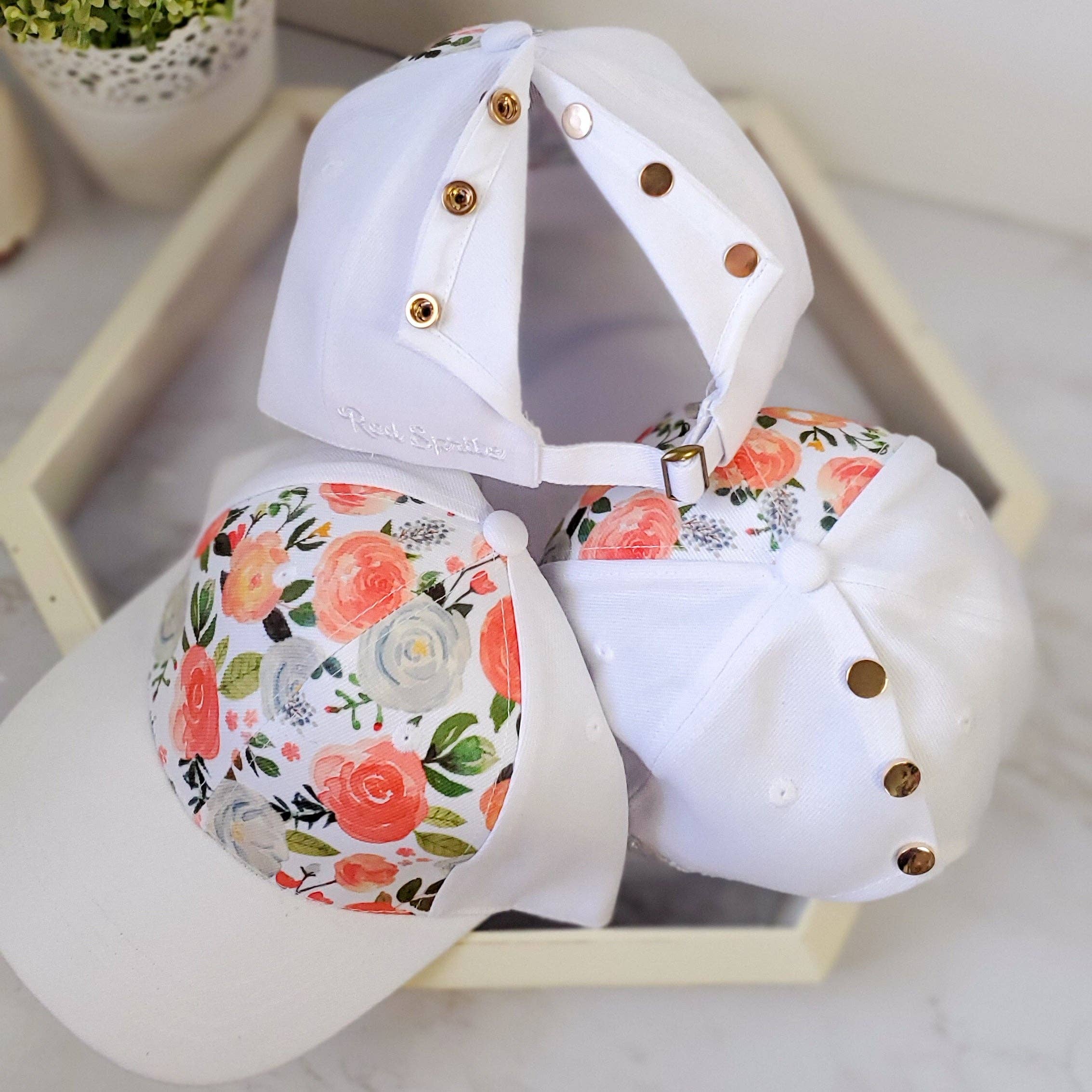 Red Sprite Hats - Wholesale Baseball Cap - Women's - Hidden Messy Bun Baseball Cap 1.0, High Ponytail Hat2