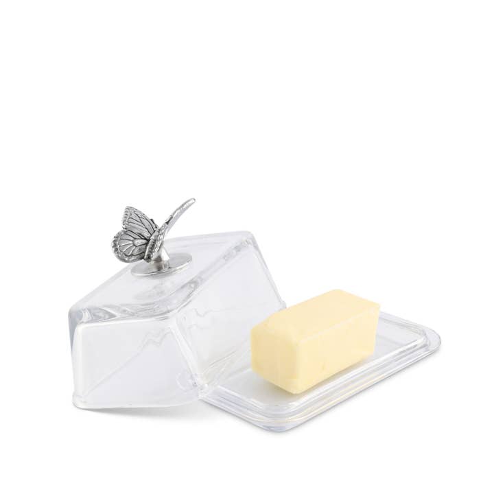 Arthur Court – wholesale Butter dish – Glass Butter Dish - Butterfly