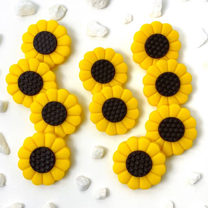 marzipops - Venta al por mayor Dulces con chocolate - Flores de Caramelo de Mazapán Gourmet > Margaritas y Girasoles