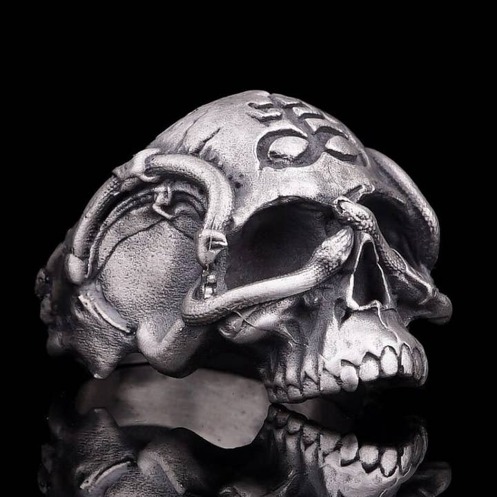 Sterling Silver Azazel Ring for wholesale by Espada Silver