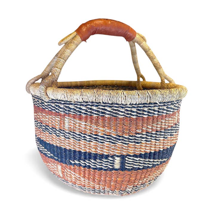 Panier de rangement rond pour la vente par Ti-a Woven Goods