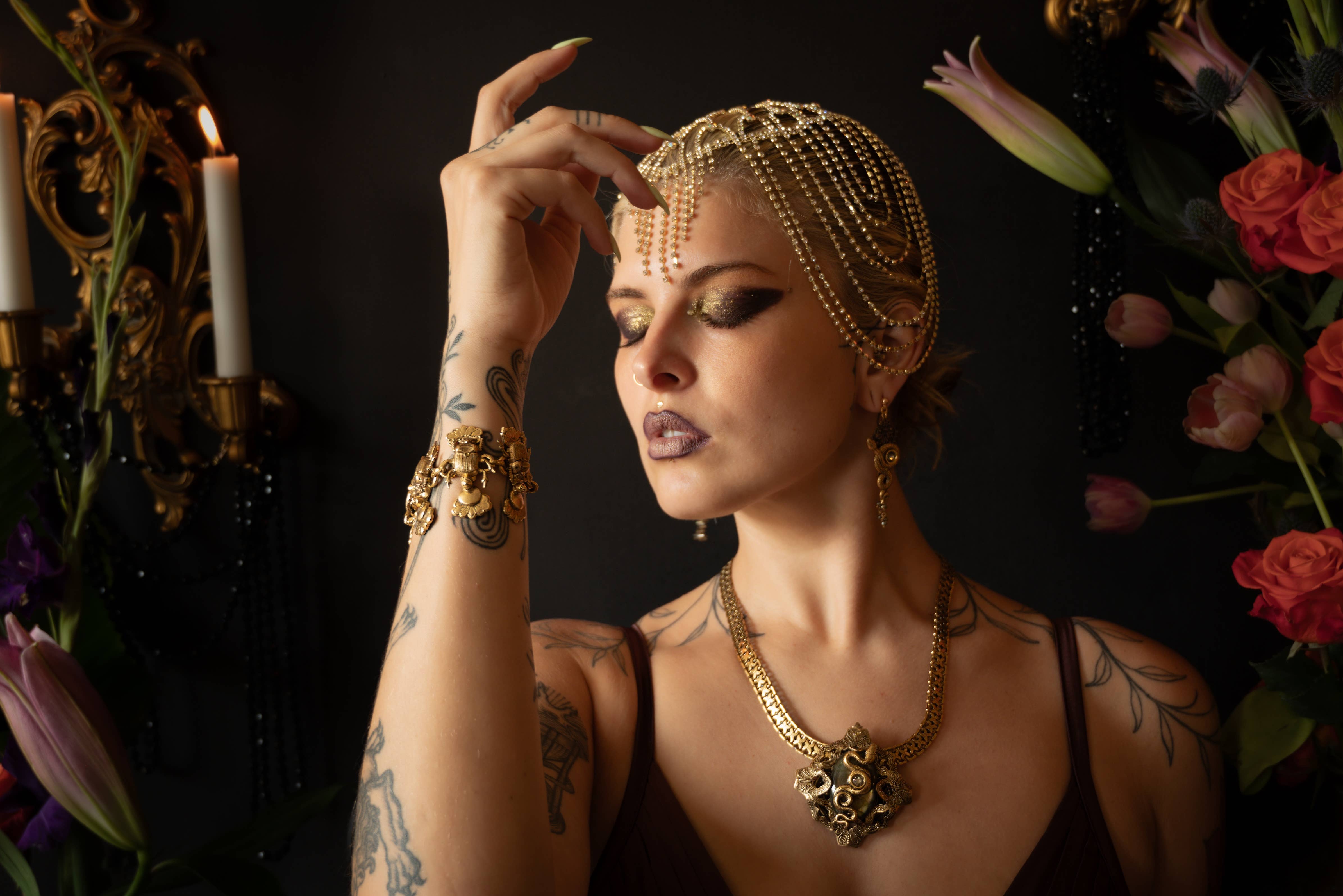 Trollbinde - Wholesale Link & Chain Bracelet - Sun Empress Scarab Link Bracelet3