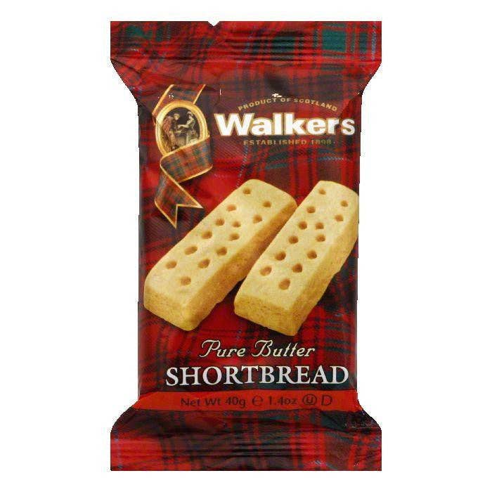 KeHE Distributors, LLC - Wholesale Cookie - Walkers Shortbread Fingers single serving pack, 1.4 OZ (Pack of 24)