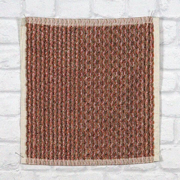 Serviette Turque Bouclée - Zigzag Orange pour la vente par Big Blue Moma