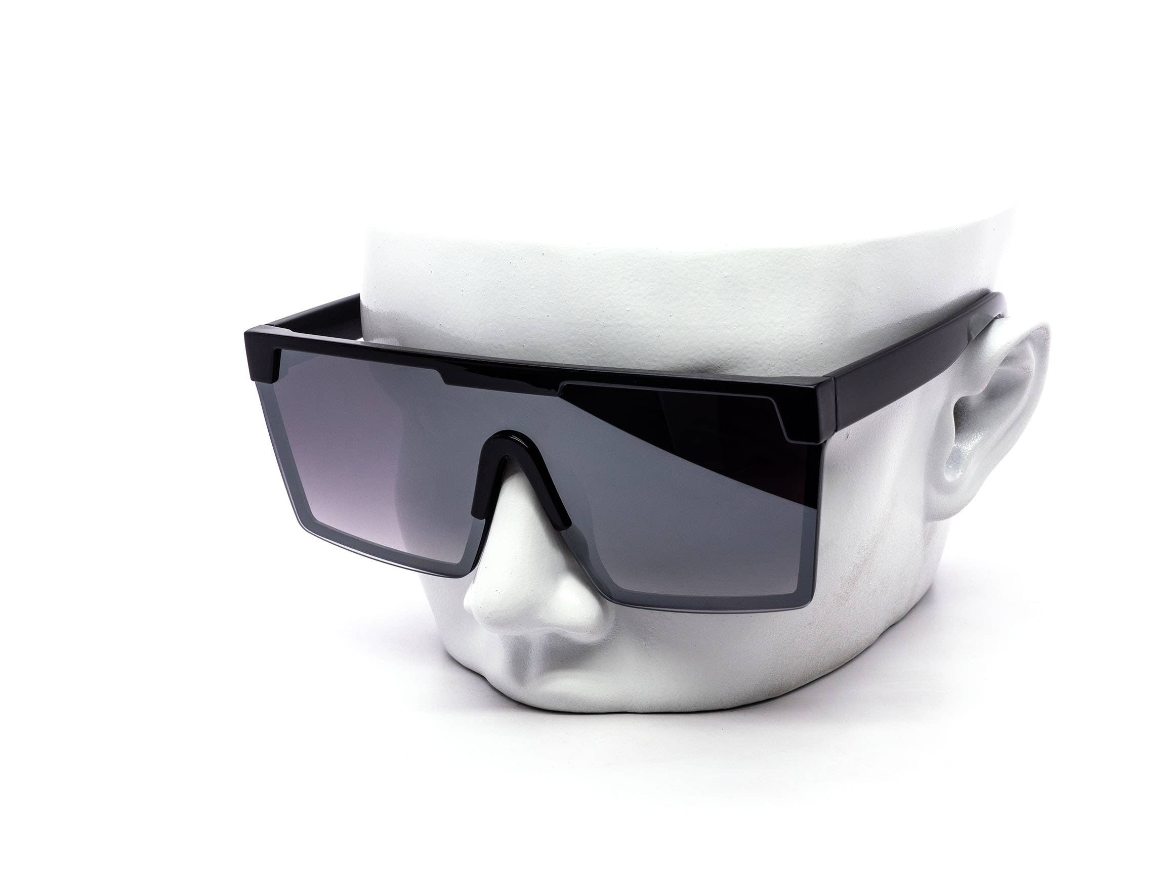 Still Friday - Wholesale Sunglasses - Unisex - Cyberpunk Oversized Shield Sunglasses3