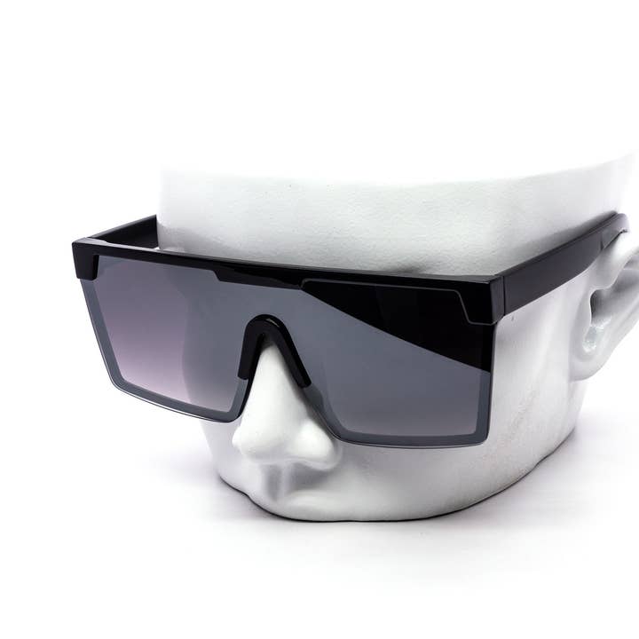 Still Friday - Wholesale Sunglasses - Unisex - Cyberpunk Oversized Shield Sunglasses3