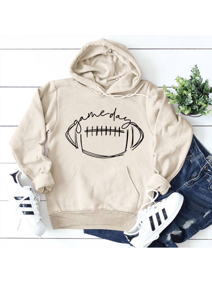 Lily Clothing - Wholesale Hoodie - Women's - CWOHOL0185_GAME DAY PRINTING LONG SLEEVE HOODIE PULLOVER6