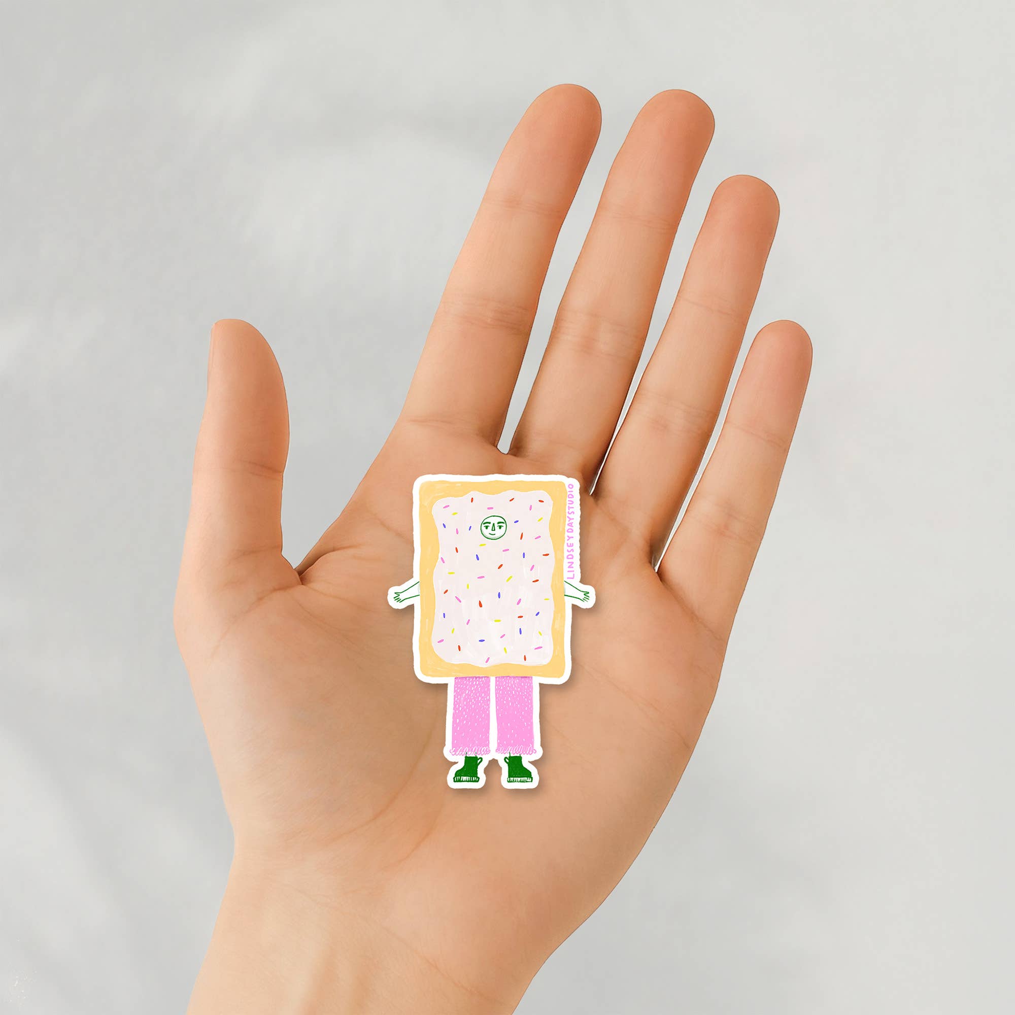 Lindsey Day Studio - Wholesale Sticker - Louie the Pop Tart Sticker, Funny Sticker, Food Sticker8