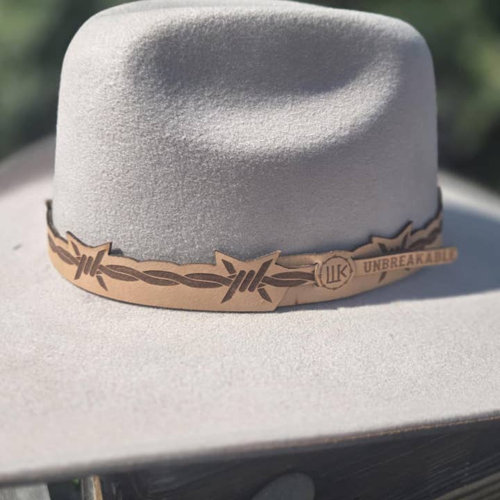 Faixa de Chapéu de Arame Farpado por atacado de Wild Kiger Western