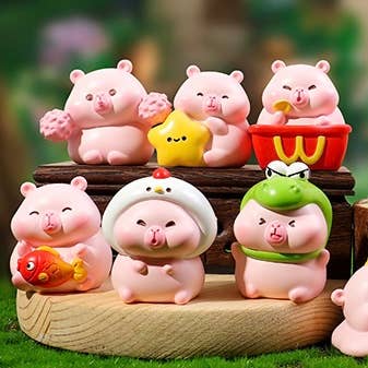 BCmini - Wholesale Decorative Figurine - 71280 Pink Capybara Blind Box-122