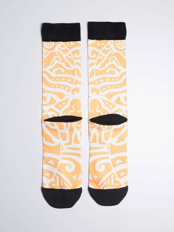 Just Fun Socks - Wholesale Socks - Unisex - Maui Brewing Bikini Blonde Lager Printed Crew Socks - M/L1