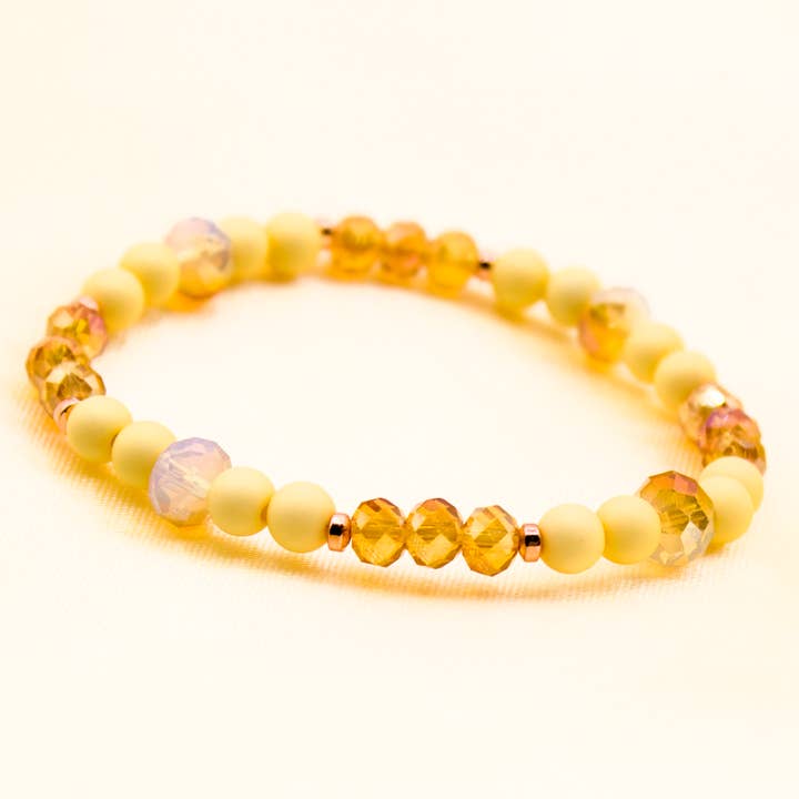 Bracelet Bente Jaune Mandarin pour la vente par Impala