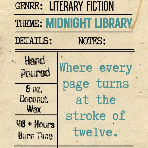 The Vintage Flame Candles - Wholesale Jar/Filled Candle - Reading Nook - Ink & Ember Collection 10