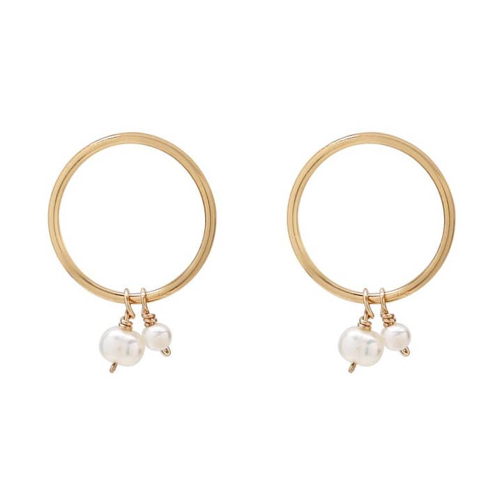 Halo Duo Perlennieten für den Großhandel von Ofina Jewelry