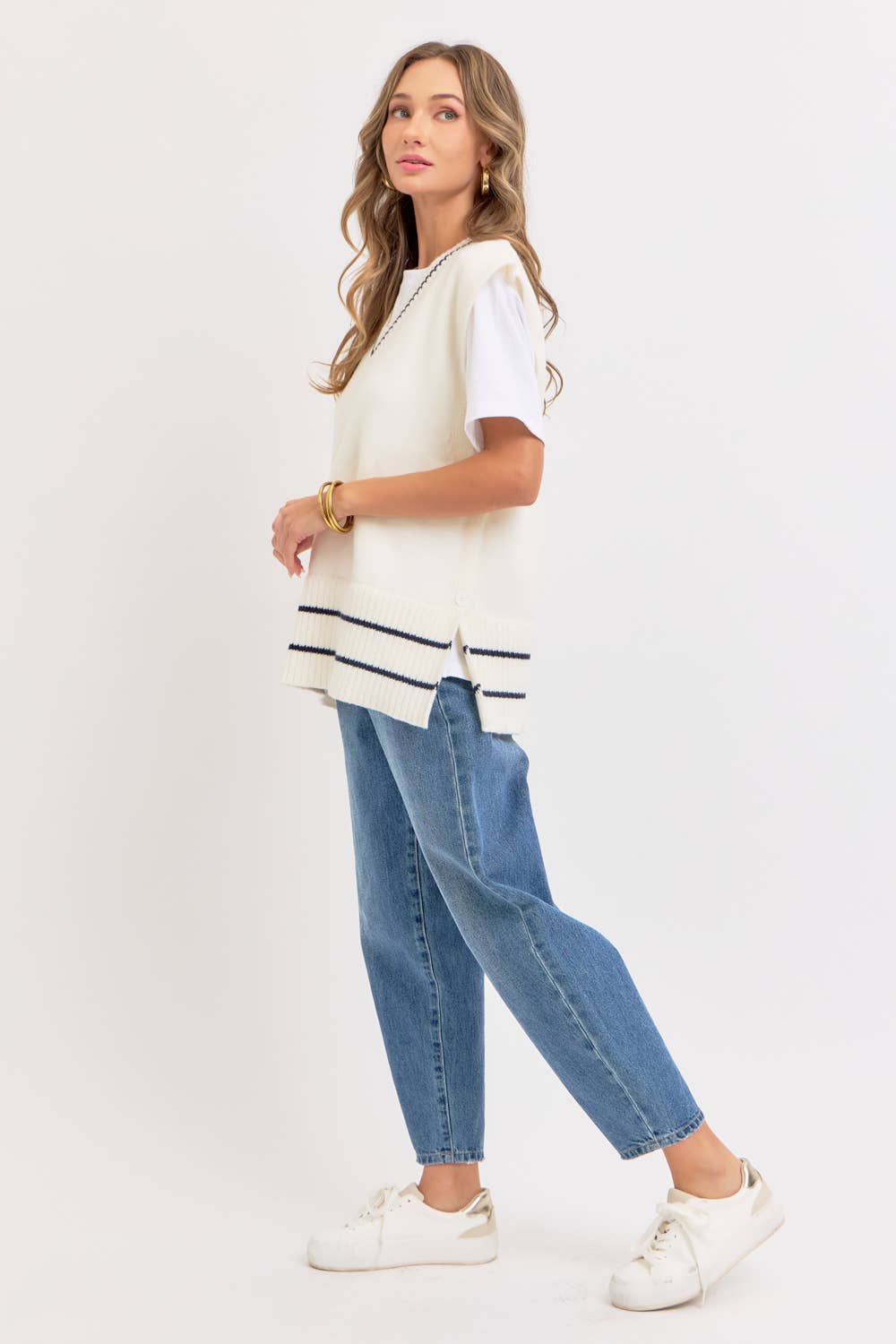 Sweet Lovely by Jen - Wholesale Knit Sweater - Women's - EFFORTLESSLY ESSENTIAL KNIT TOP/VEST37