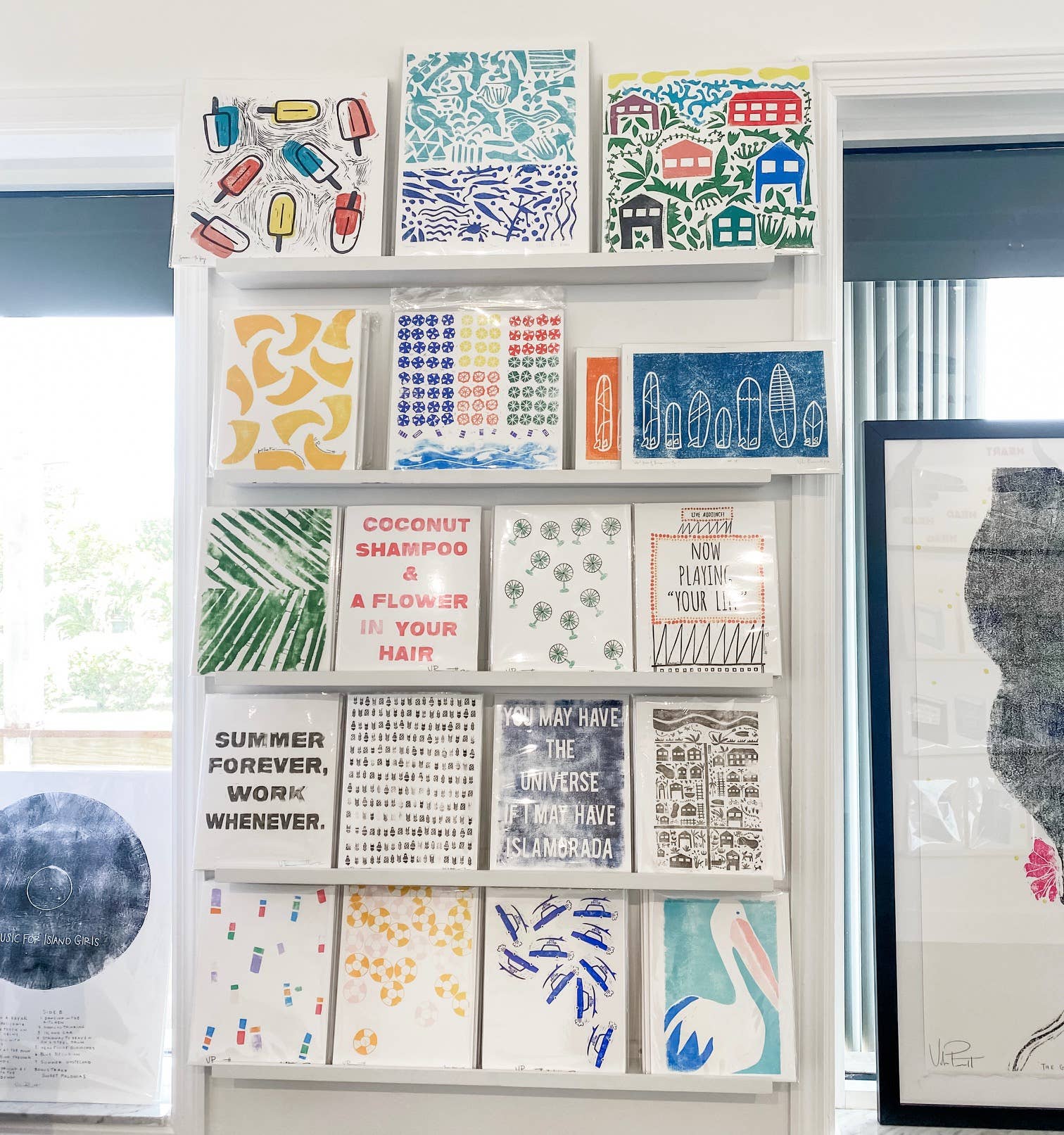 Valerie Perreault Studio - Wholesale Art Print - "Sunset" - Linocut Fine Art Print  6