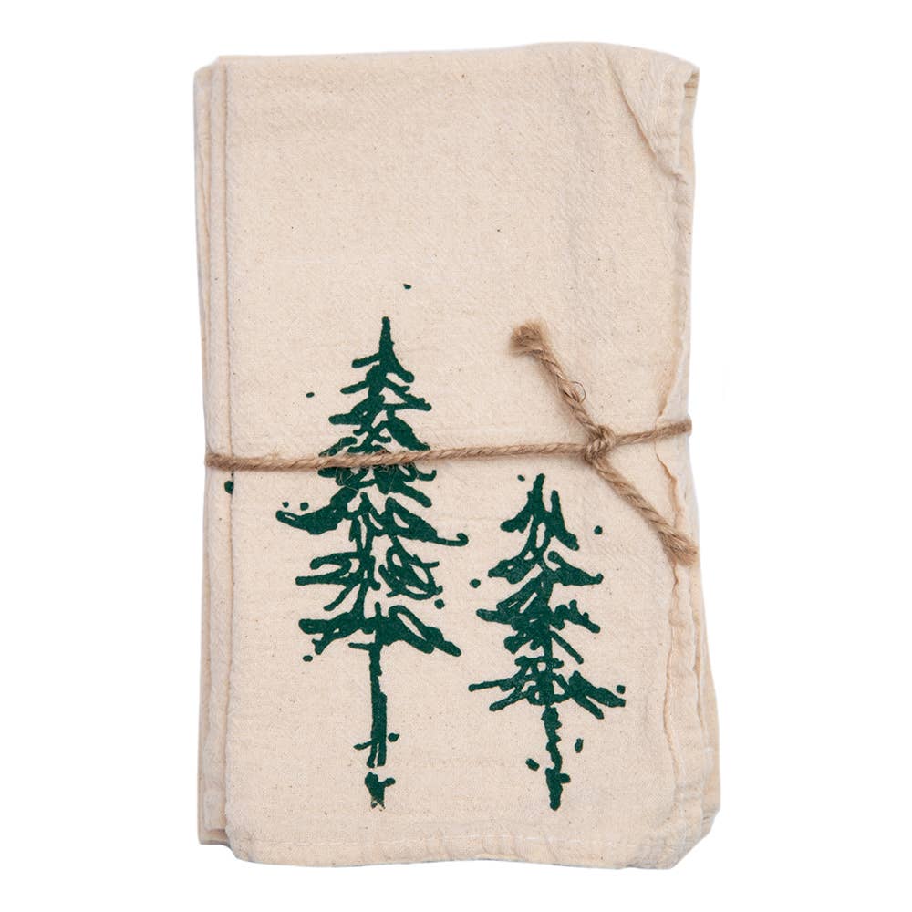 Cinder + Salt - Wholesale Dinner & Cloth Napkin - Pine Trees Cloth Napkins - set of 42