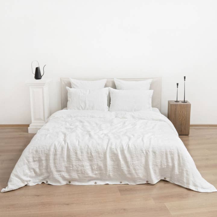 Bettbezug-Set aus Leinen, Weiß und andere Ergebnisse für leinen bettwäsche im Großhandel. Kostenlose Rücksendungen und 60-Tage-Zahlungsziel auf Faire im Trend auf Faire.