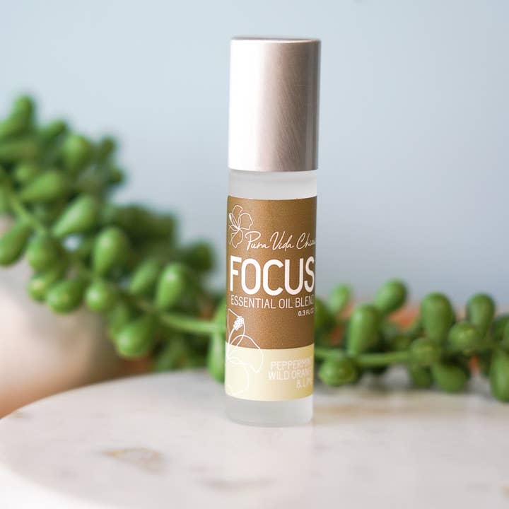 Focus Aromatherapy Roller for wholesale by Pura Vida Chicas