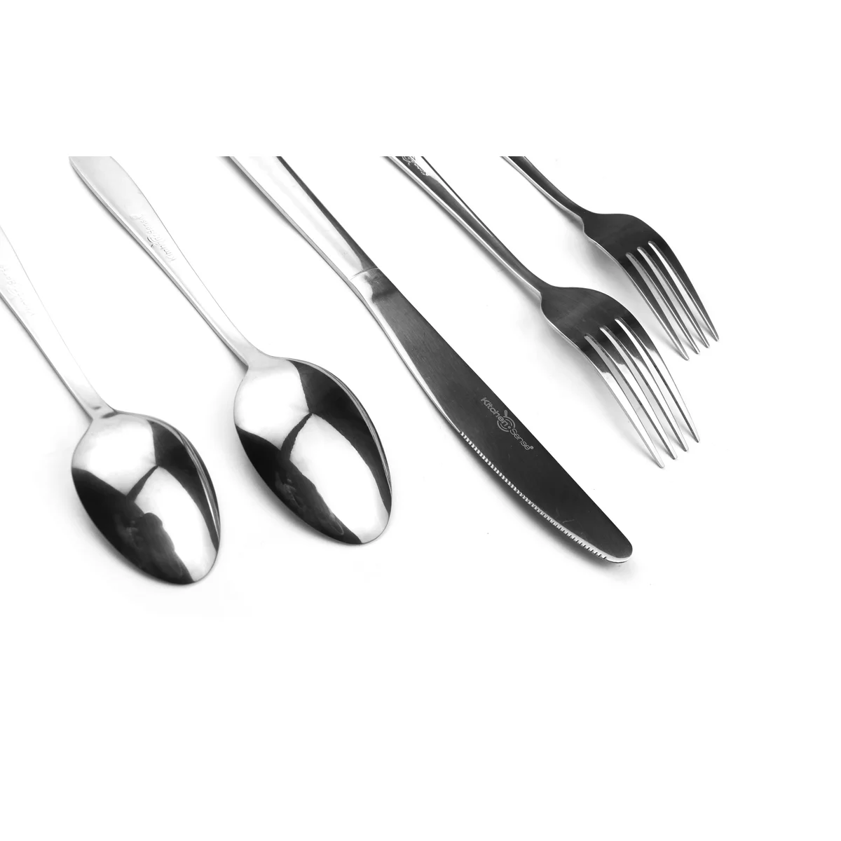 J&V TEXTILES - Wholesale Flatware Set - 40 Piece Stainless Steel Silverware Set for 816