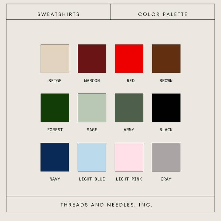 Threads And Needles, INC. - Wholesale Sweatshirt - Unisex - American Flag Sweatshirt, USA Flag Sweater