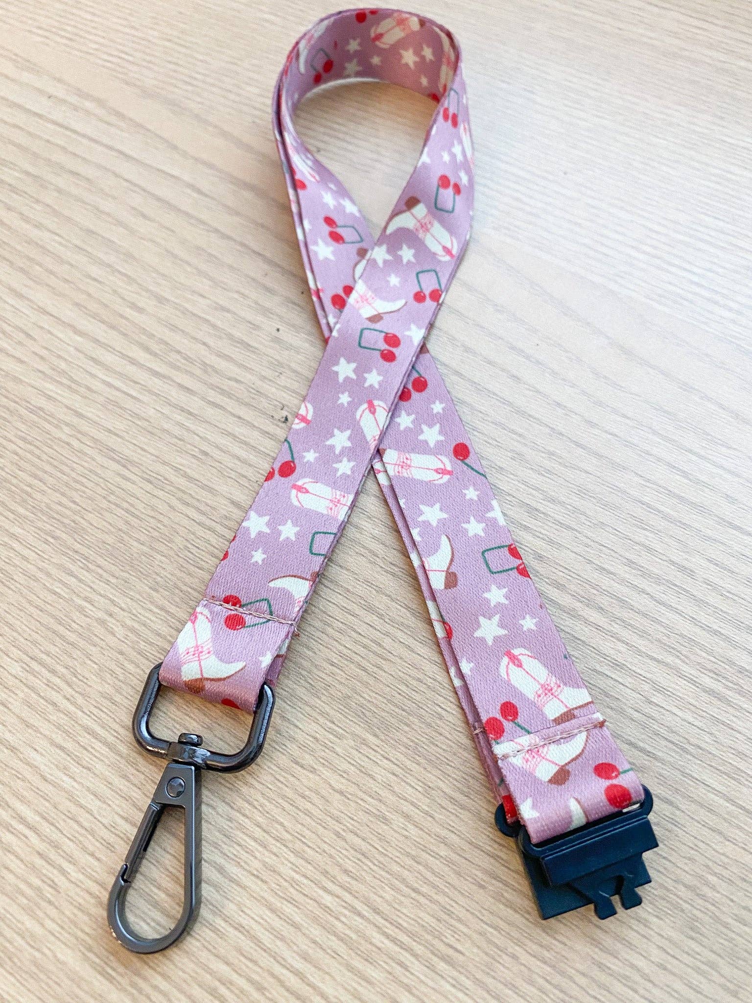 Musically Minted - Wholesale Lanyard - Unisex - Pink Cowgirl Lanyard8