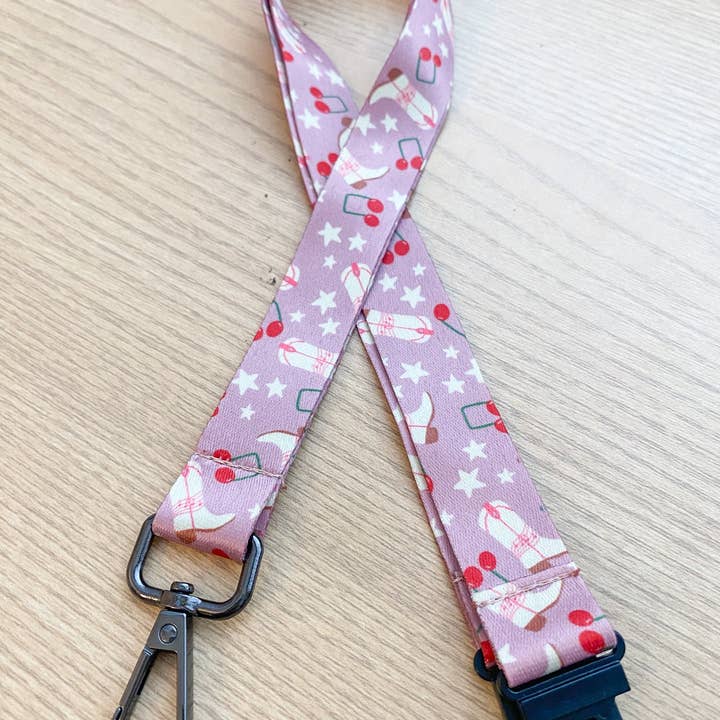 Musically Minted - Wholesale Lanyard - Unisex - Pink Cowgirl Lanyard8