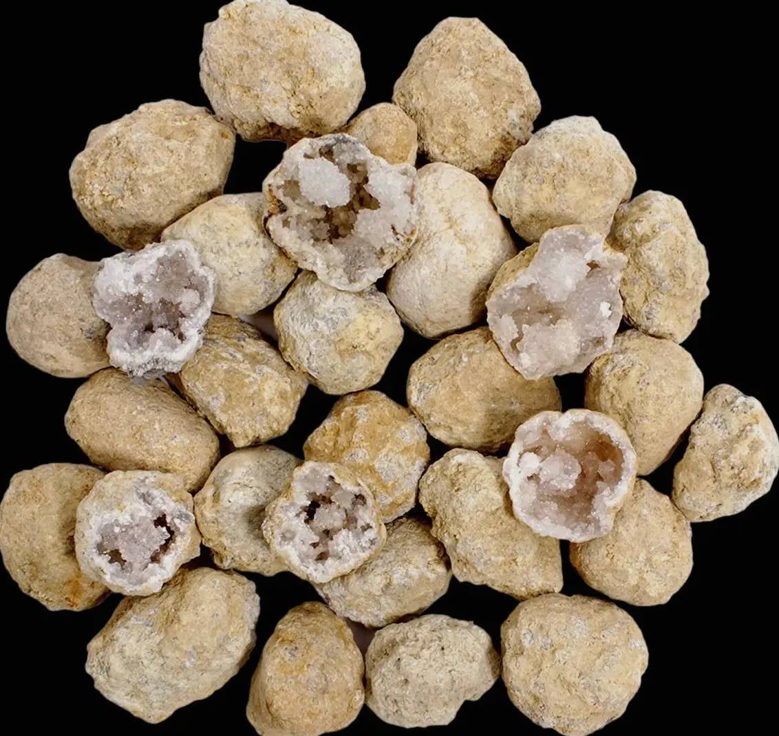 Casablanca Exports - Wholesale Spiritual Stone/Crystal - Crack your own geode 1 pound - quartz calcite geodes 3