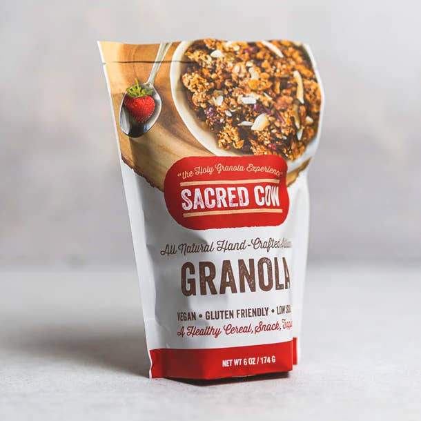 24-Case SIX OZ Pouches Sacred Cow Granola for wholesale by Sacred Cow Granola