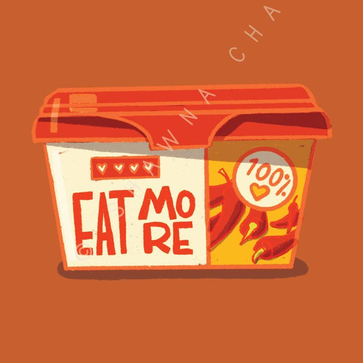 Gochujang kunsttryk for engroshandel hos SHAWNA CHAN