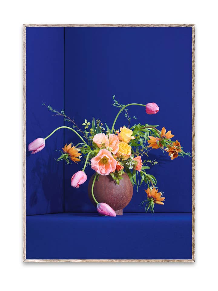 Blomst 01-Blue for wholesale by Paper Collective