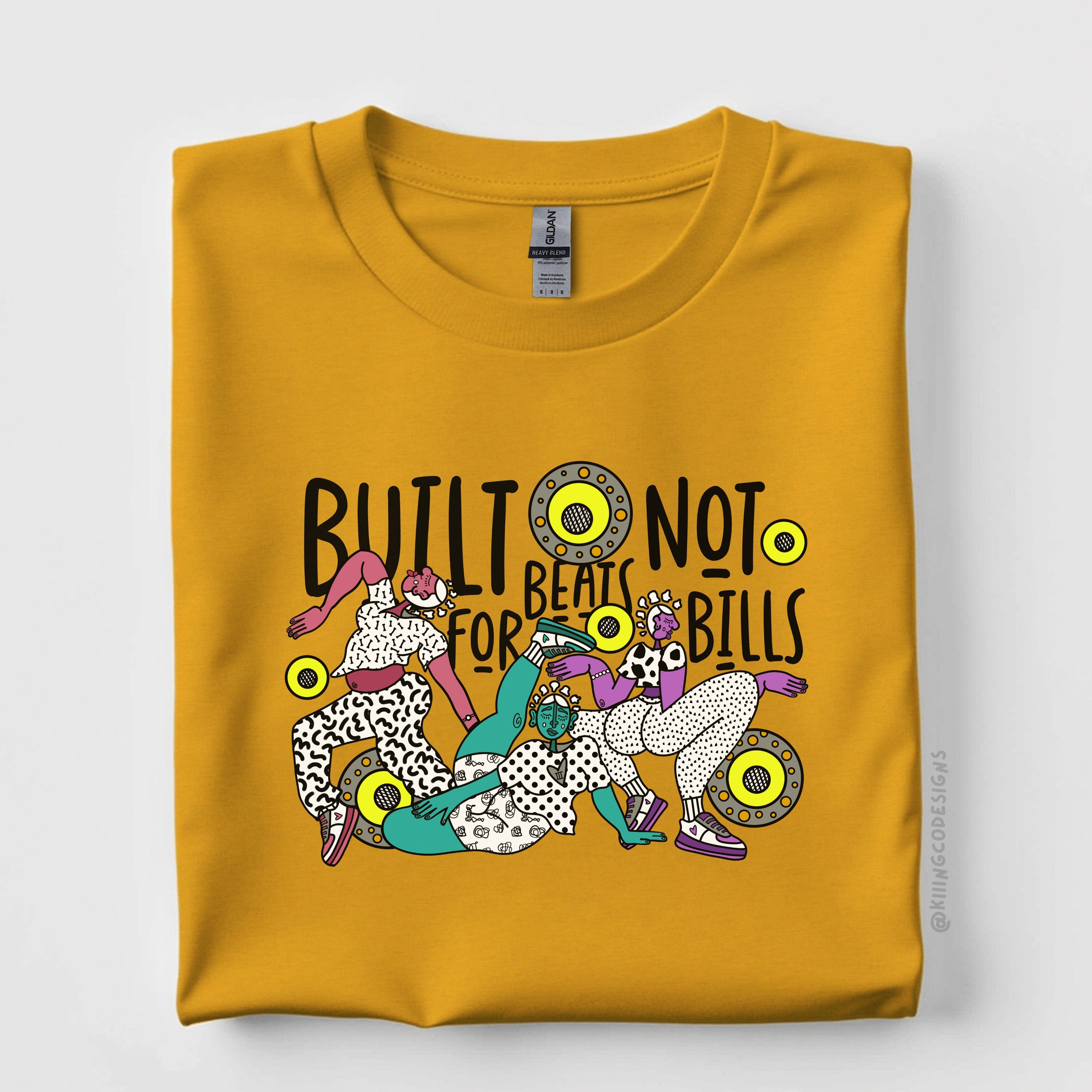 Kiiing & Co. Designs - Wholesale Screen Printed T-Shirt - Unisex - Build for Beats Tee3