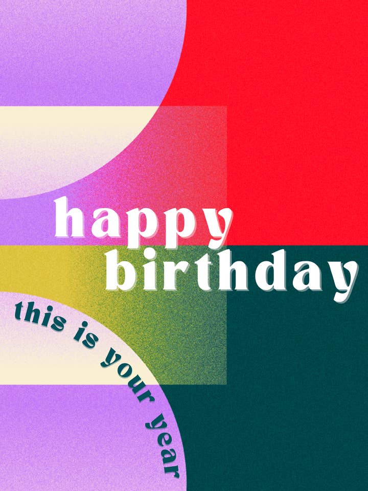 Happy Birthday, This is Your Year for wholesale by Cards by Dé