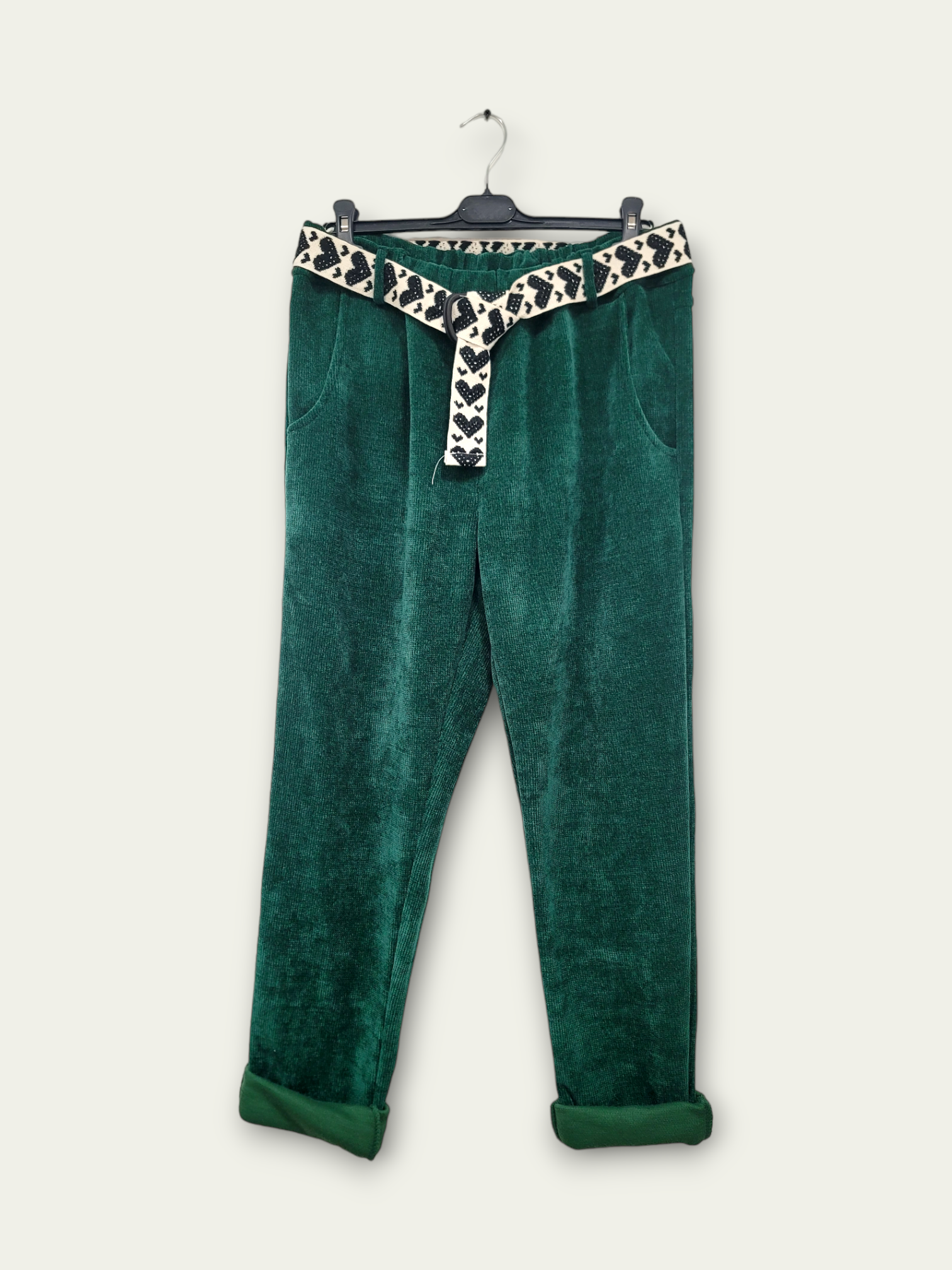 C'MELODIE – wholesale Byxor - Dam – Stora Storlekar Chic Manchestertyg Byxor1