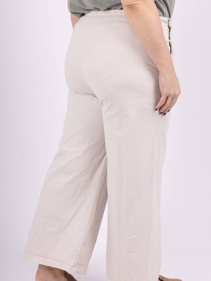 Pépouz' Paris - Wholesale Pants - Women's - PLUS SIZE Pants 97% cotton with buttons PPN2509GT3