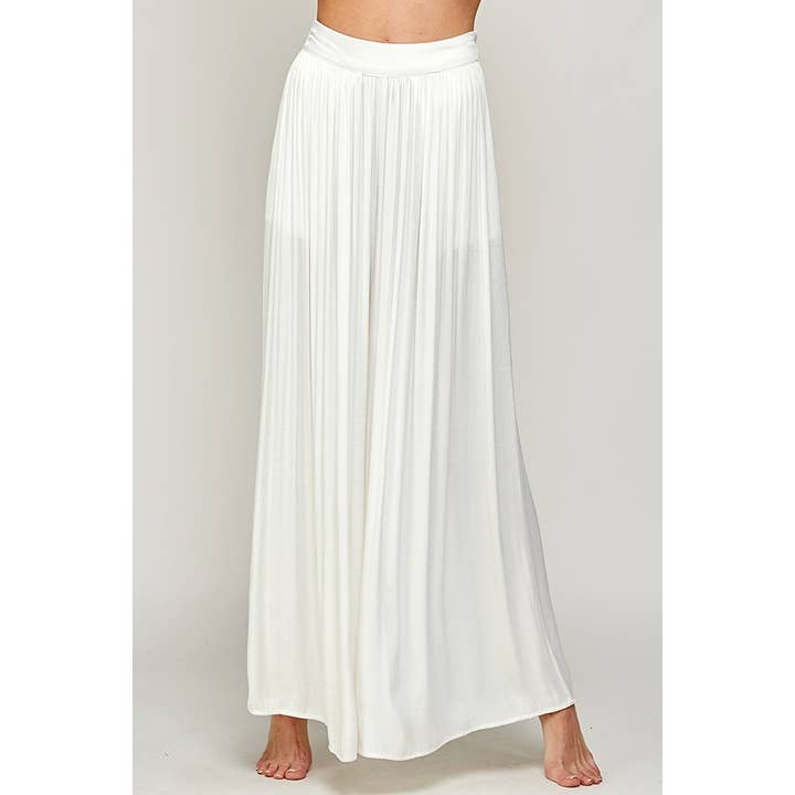 Pantalon Palazzo blanc pour la vente par LUXYUSA