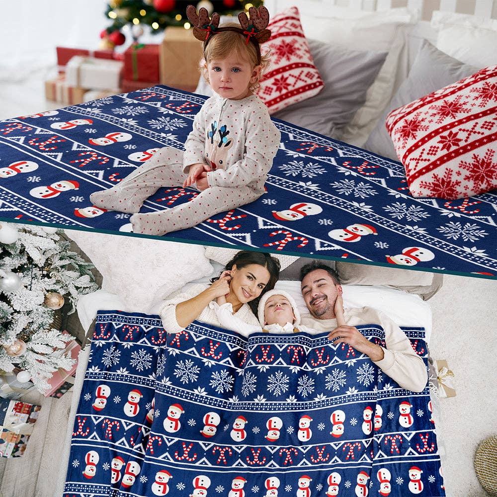 Pavilia – wholesale Prydnadsfilt – Pavilia julfleecefilt med säsongsmotiv80