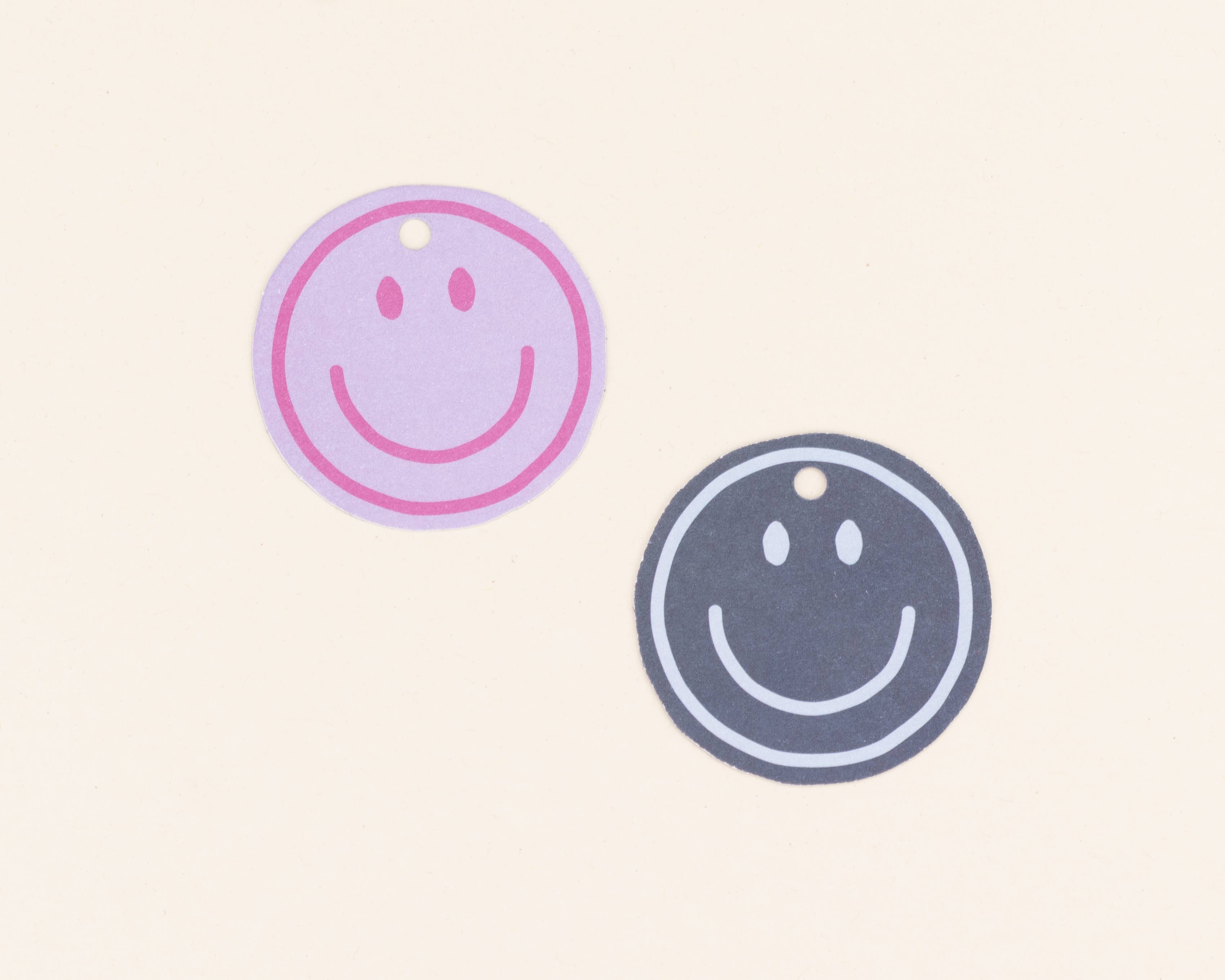 liebevoll verpackt - Venta al por mayor Etiquetas de regalos - Etiqueta de regalo Smiley (doble cara)0